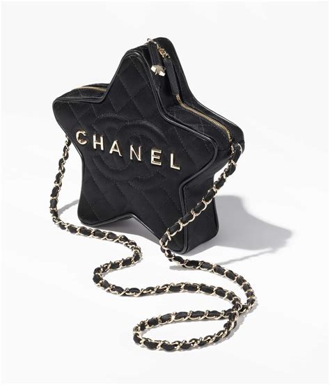 chanel star bag black